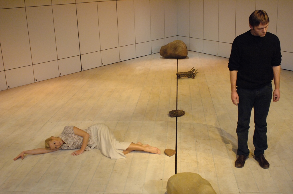Małgorzata Kożuchowska (Lena), Oskar Hamerski (Witold). Fot. Stefan Okołowicz Małgorzata Kożuchowska (Lena), Oskar Hamerski (Witold). Fot. Stefan Okołowicz